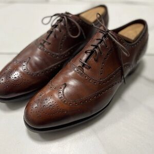 Classic Brown Leather Men's Dress Shoes